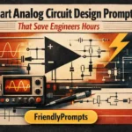 10 Smart ChatGPT Analog Circuit Design Prompt That Save Engineers Hours 10 Analog Circuit Design Prompt