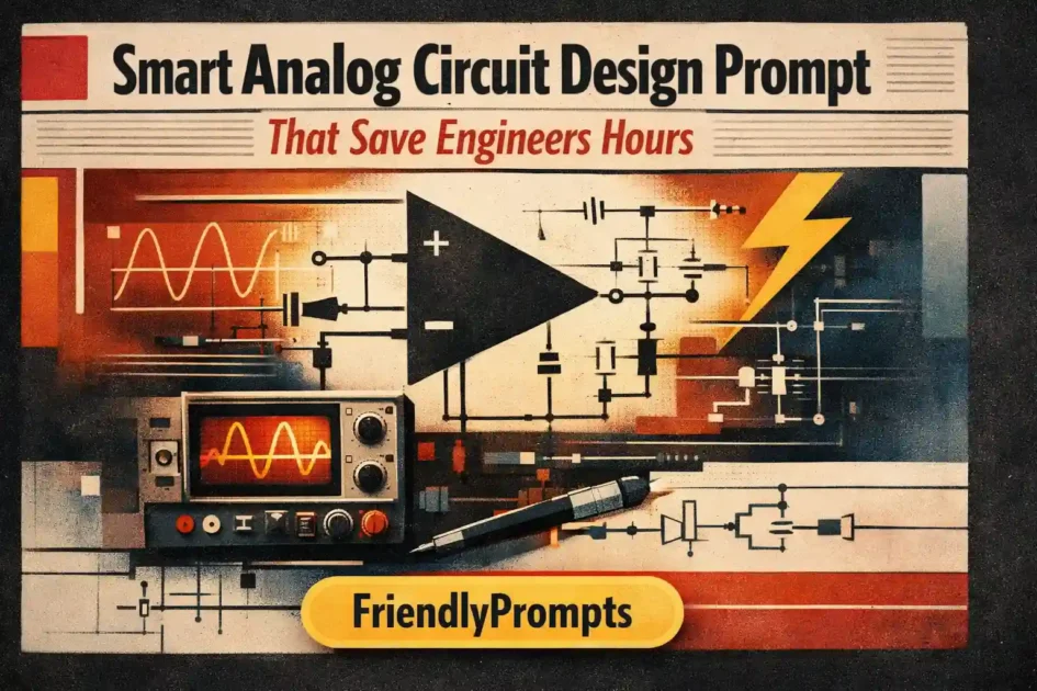10 Smart ChatGPT Analog Circuit Design Prompt That Save Engineers Hours 2 Analog Circuit Design Prompt