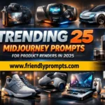 Trending 25 Midjourney Prompts for Product Renders in 2025 1 Midjourney Prompts for Product Renders