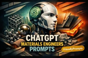 Home 15 ChatGPT Materials Engineers Prompts