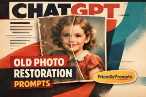 Home 13 ChatGPT Old Photo Restoration Prompts