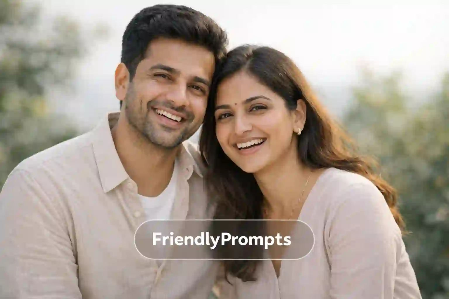 30 Viral Romantic Couple Portrait Prompts for Gemini AI (Realistic & Trending) 4 Natural Daylight Romantic Couple Portrait Prompt