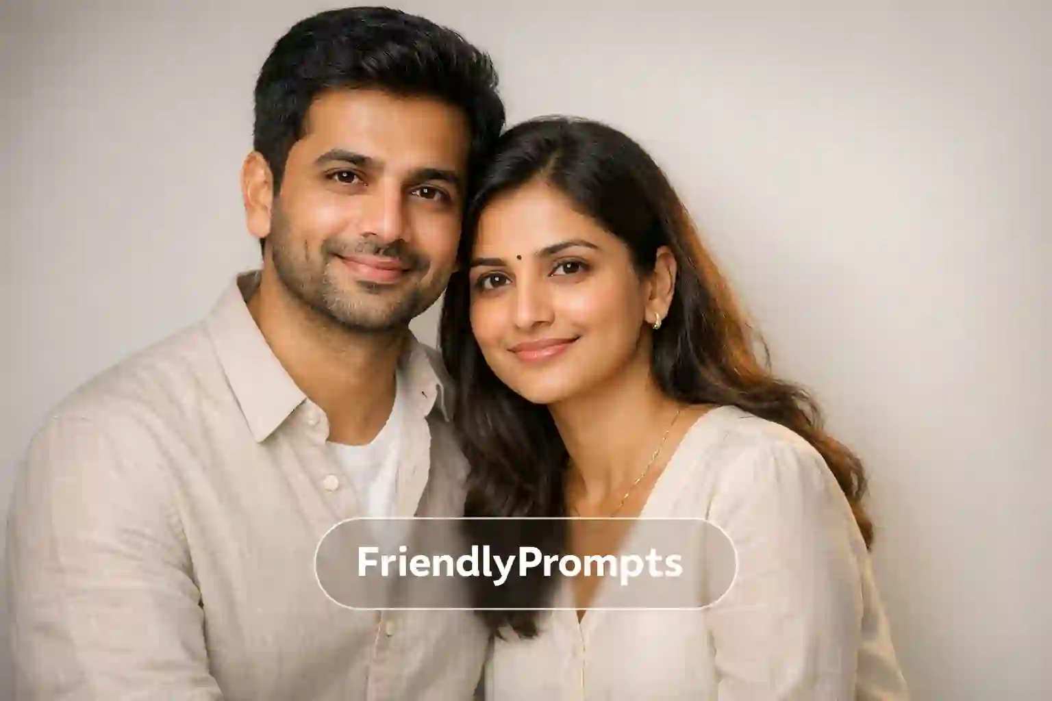 30 Viral Romantic Couple Portrait Prompts for Gemini AI (Realistic & Trending) 3 Soft Studio Romantic Couple Portrait Prompt