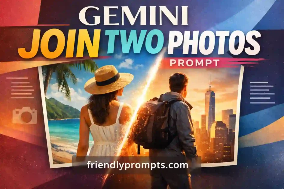 Gemini Join Two Photos Prompt: 7 Easy Copy Paste Examples 2 Gemini Join Two Photos Prompt